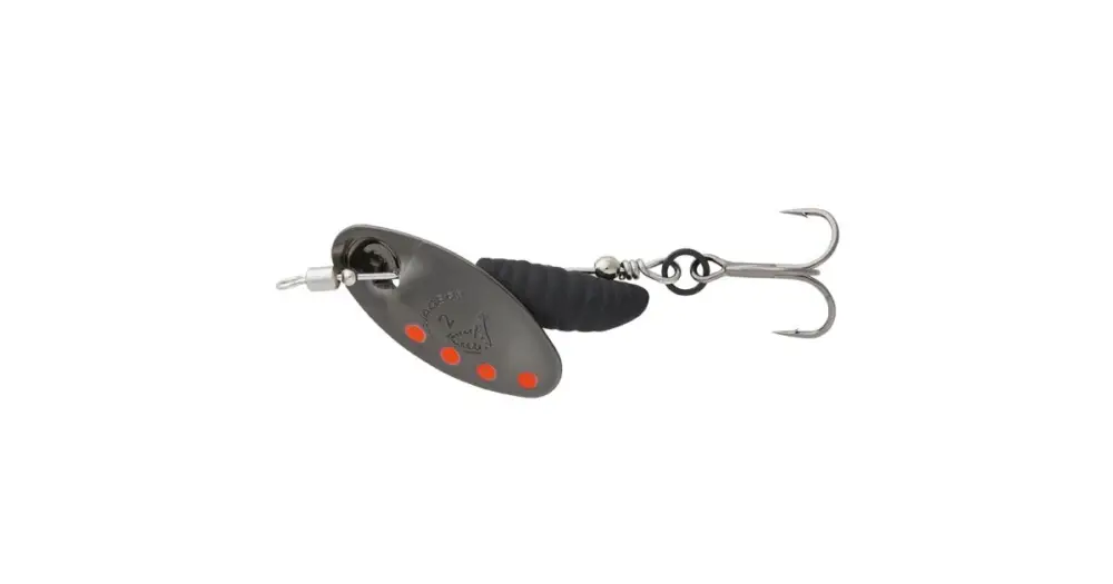Savage Gear Třpytka Grub Spinners Silver Red Black Hit Sezóny