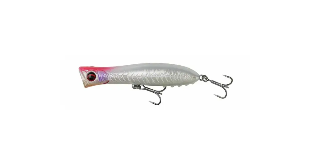Akce Savage Gear Wobler Gravity Popper Floating White Glow - 13 cm 40 g