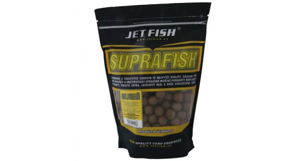Novinka Jet Fish Boilie Supra Fish 1 kg 2+1