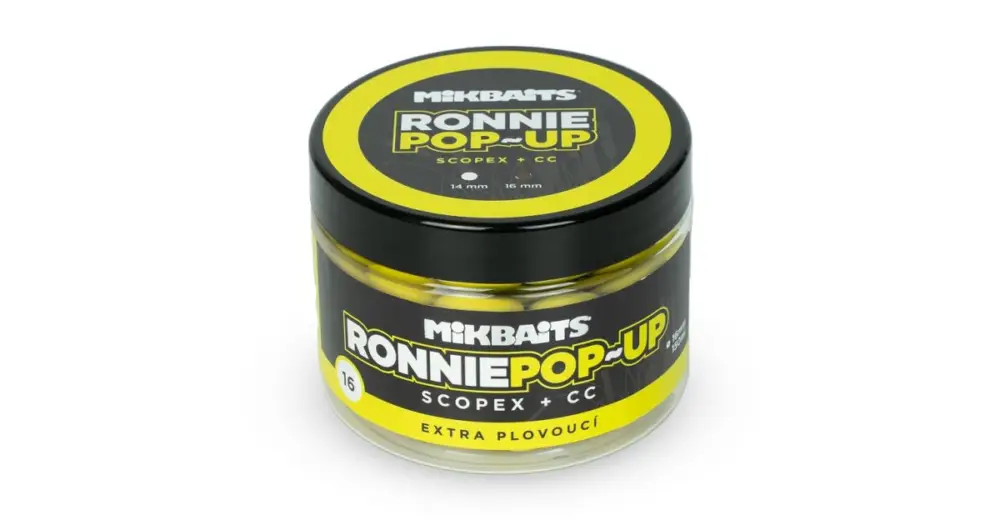 Cenově Výhodný Mikbaits Plovoucí Boilie Ronnie Scopex + CC 150 ml - 16 mm