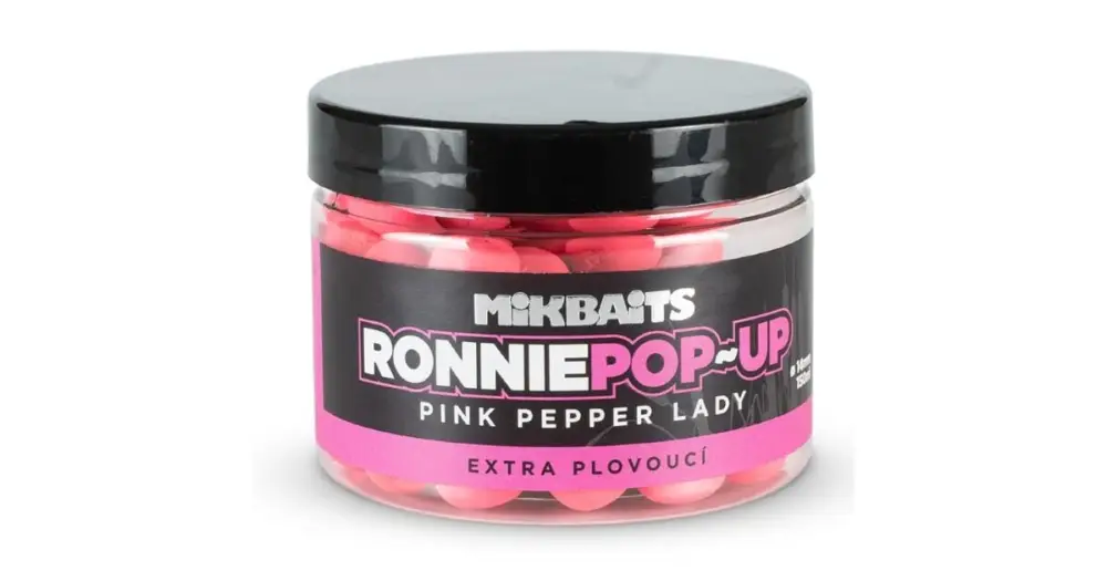Mikbaits Plovoucí Boilie Ronnie Pink Pepper Lady 150 ml Top Prodej