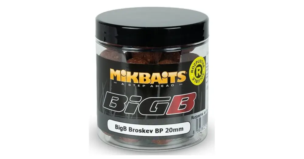 Koupit Online Mikbaits Rozpustné Boilies BigB Broskev Black Pepper 250 ml
