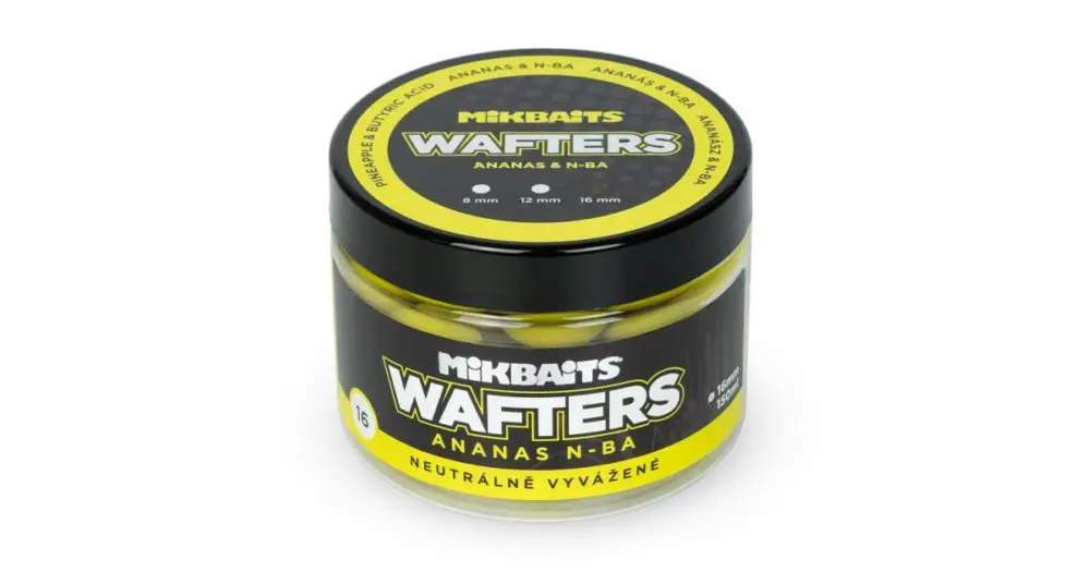 Mikbaits Boilie Wafters Ananas NBA 150 ml - 16 mm Nejlepší Cena
