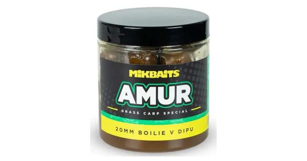 Nejprodávanější Mikbaits Boilie V Dipu Amur Range 250 ml - 20 mm