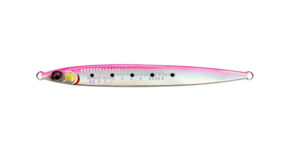 Savage Gear Sardine Slider Fast Sink UV Růžová Glow Levný