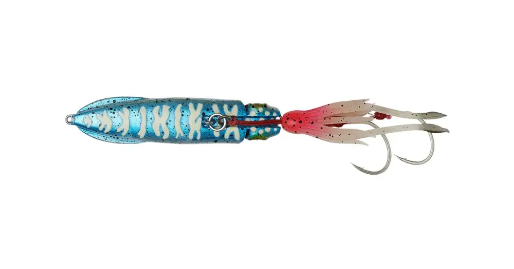 Značkový Savage Gear Swimsquid Inchiku Blue Pink Glow - 9 cm 120 g
