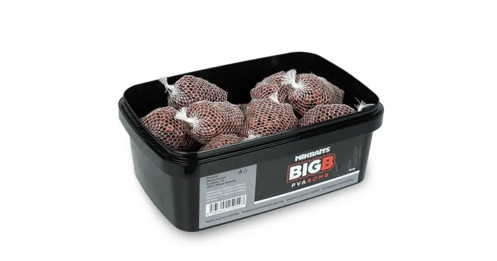 Mikbaits PVA Bomb BigB Broskev Black Pepper 15 ks Akční Cena