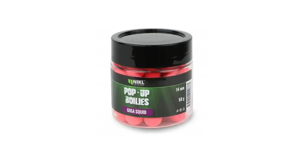 Oblíbený Nikl Plovoucí Boilies Giga Squid - 14 mm 50 g