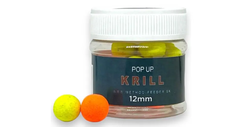 Method Feeder Fans Pop Up Fluo 12 mm 50 ml - Krill Expresní Doručení