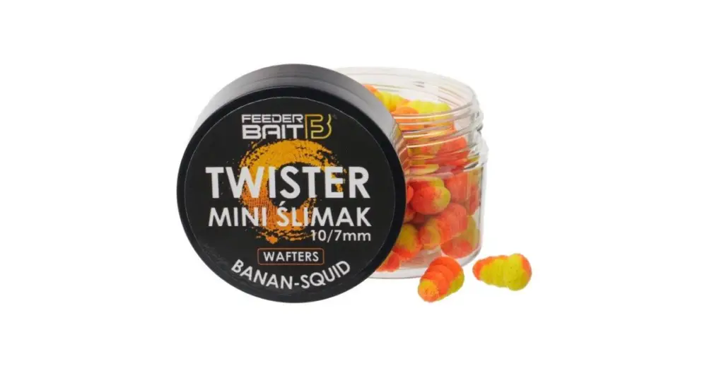 FeederBait Twister Mini Šlimak Wafters 10/7 mm 25 ml - Banán - Oliheň Speciální Cena
