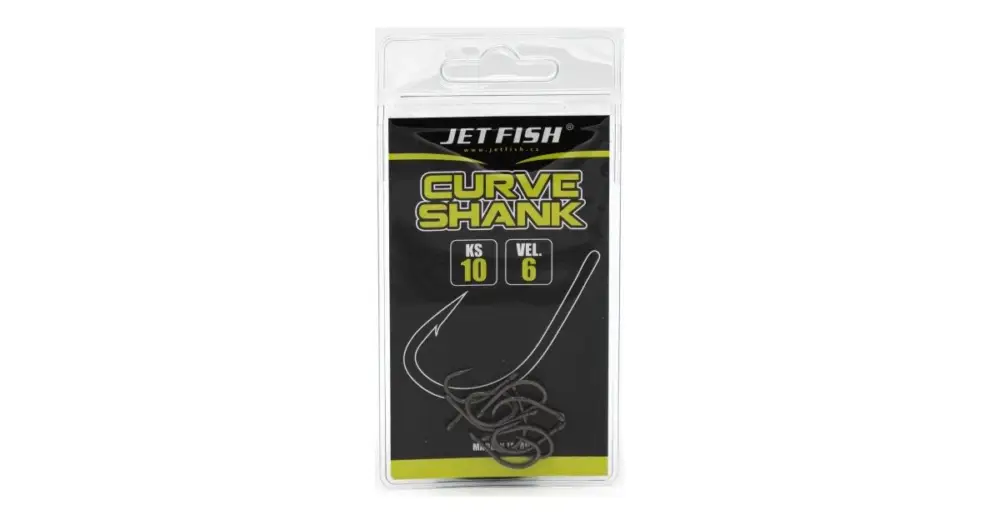 Bezpečná Platba Jet Fish Háčky Curve Shank 10 ks - 6