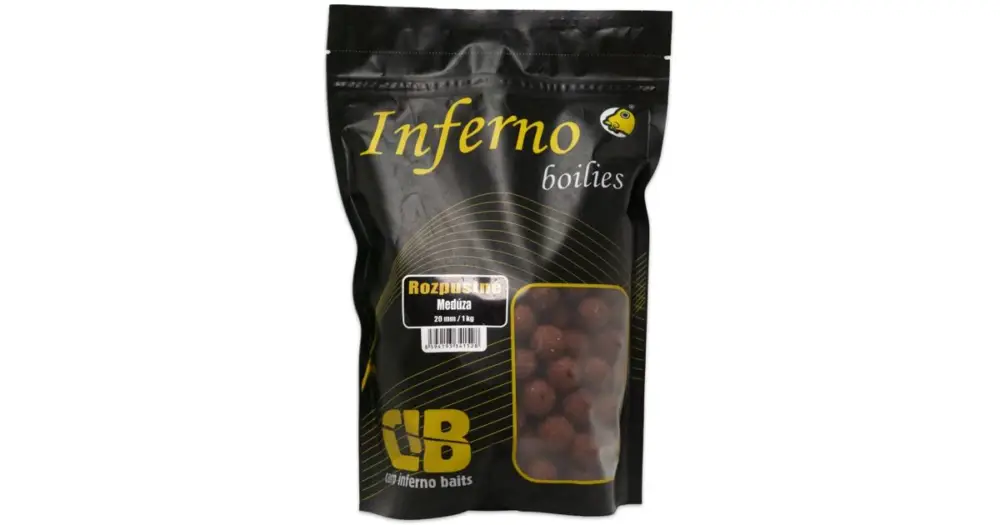 Ověřený Carp Inferno Rozpustné Boilies Hot Line Medůza