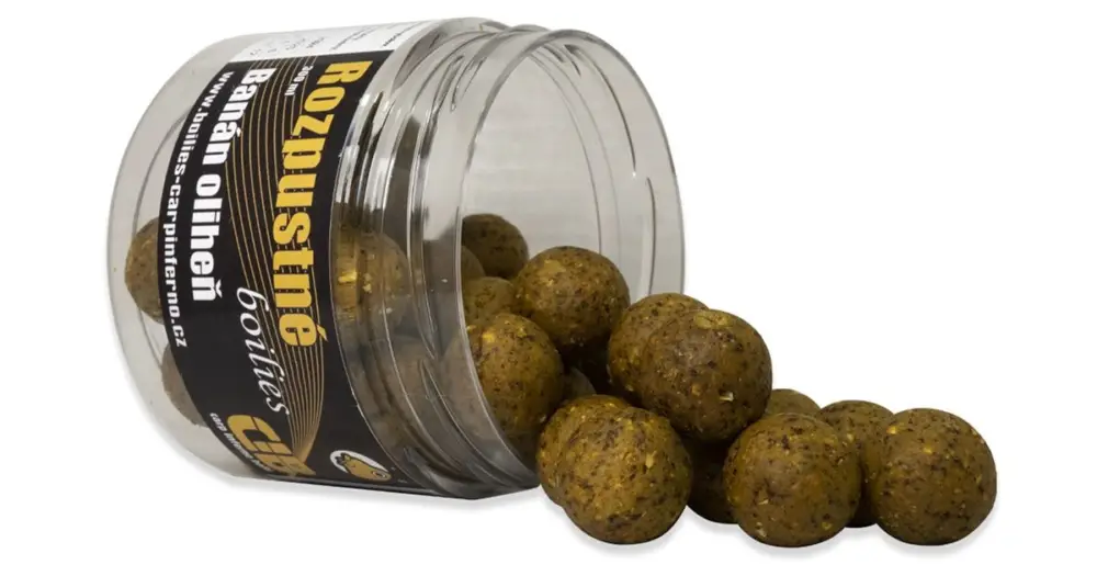 Tovární Cena Carp Inferno Rozpustné Boilies Nutra Line Banán Oliheň - 300 ml 20 mm