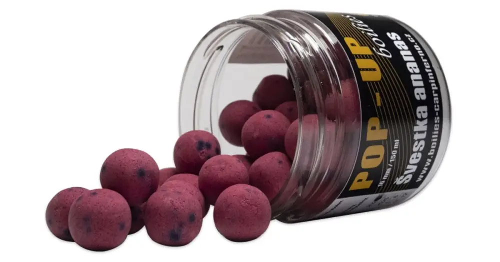 Carp Inferno Pop Up Boilies 150 ml 16 mm Ananas Švestka Vysoce Kvalitní