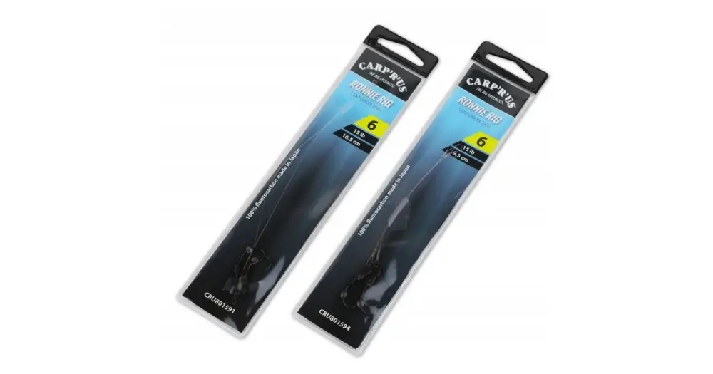 Bezpečná Platba Carp´R´Us Hotový Návazec Ready Ronnie Rig Centurion 15 lb 2 ks 16,5 cm
