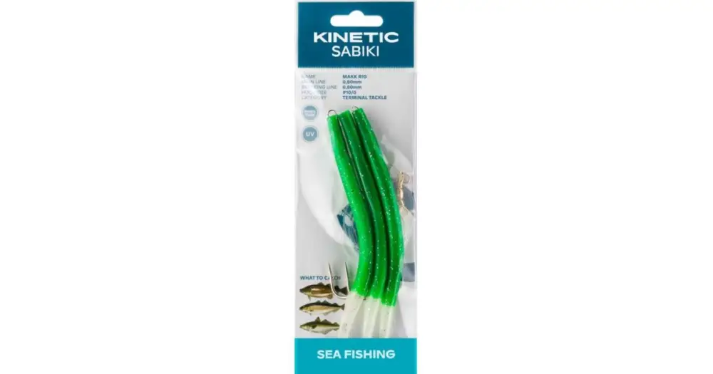 Kinetic Návazec Sabiki Makk Glow Green Splatter 150 cm Speciální Cena