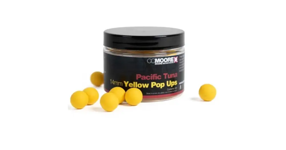 CC Moore Plovoucí Boilie Pacific Tuna Yellow Pop Up 14 mm Přímo Od Výrobce