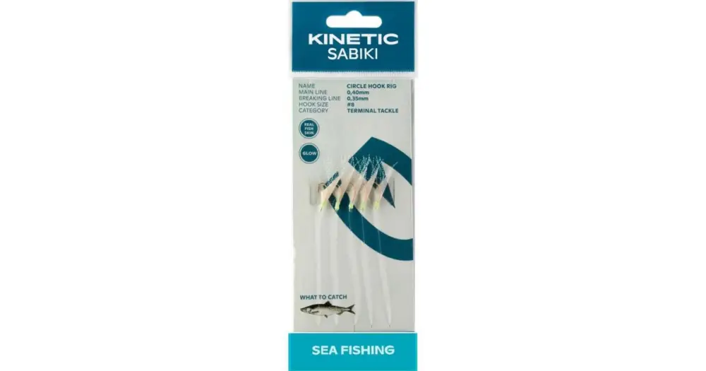 Kinetic Návazec Sabiki Circle Hook Fishskin Flash 130 cm - 6 Super Cena