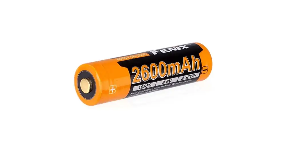 Výprodej Fenix Dobíjecí Baterie 18650 2600 mAh Li-Ion