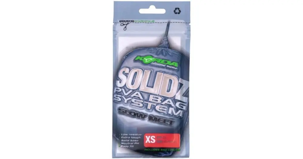 Korda PVA Sáček Solidz Slow Melt PVA Bags - XS Sezónní Sleva