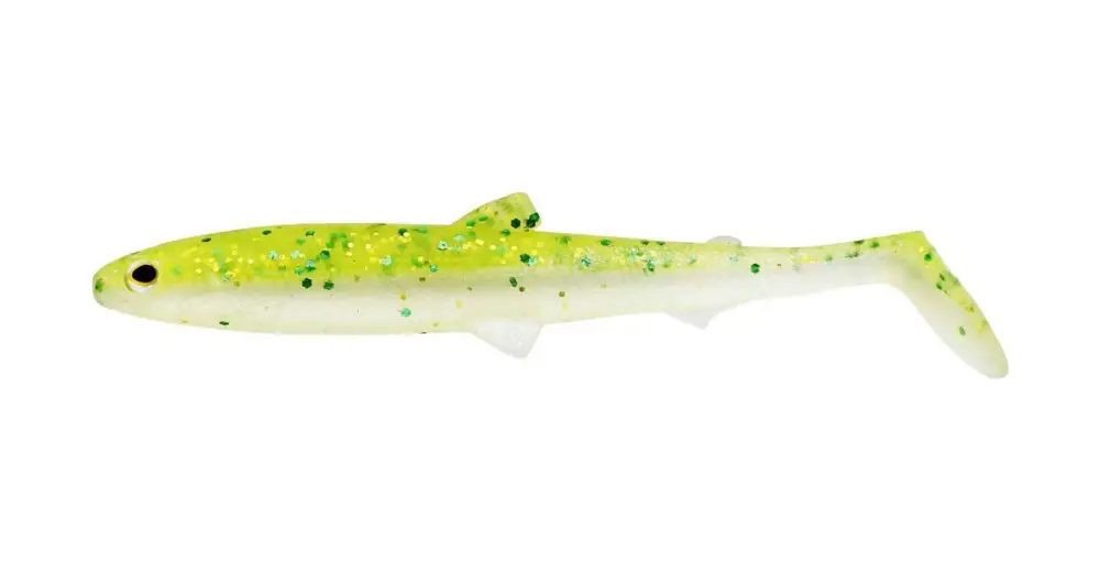 Časově Omezené Westin Gumová Nástraha BullTeez Shadtail Sparkling Chartreuse
