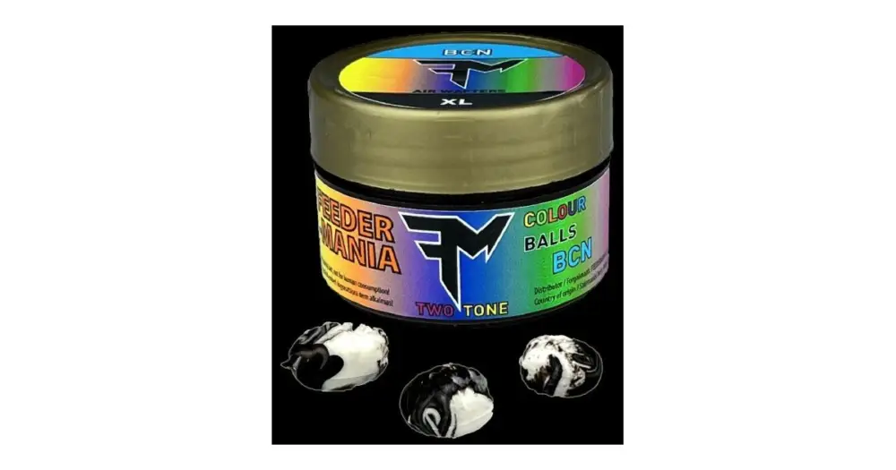 Vysoce Kvalitní Feedermania Colour Balls Two Tone 6 ks XL - BCN