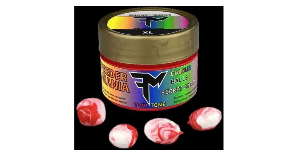 Feedermania Colour Balls Two Tone 6 ks XL - Secret Cream Značkový