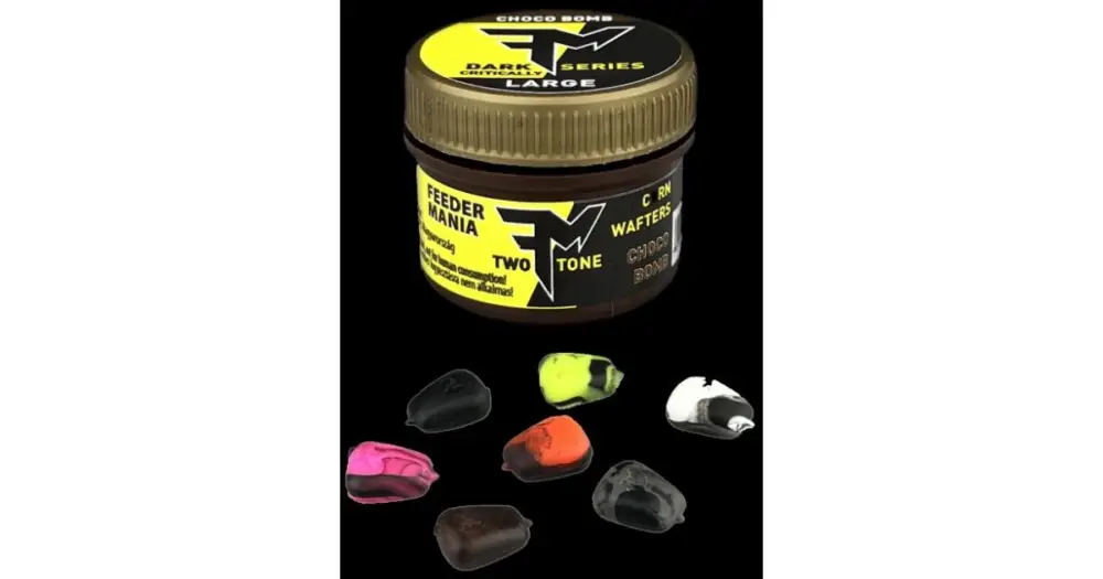 Feedermania Corn Wafter Two Tone Dark Series 9 ks L - Choco Bomb Sezónní Sleva