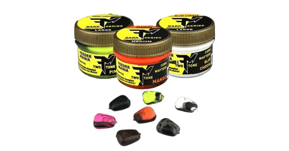 Víkendová Akce Feedermania Corn Wafter Two Tone Dark Series 9 ks L