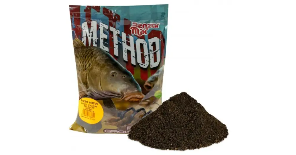 Víkendová Akce Benzar Mix Krmítková Směs Method Pro Corn 800 g - Natur Black (černá)