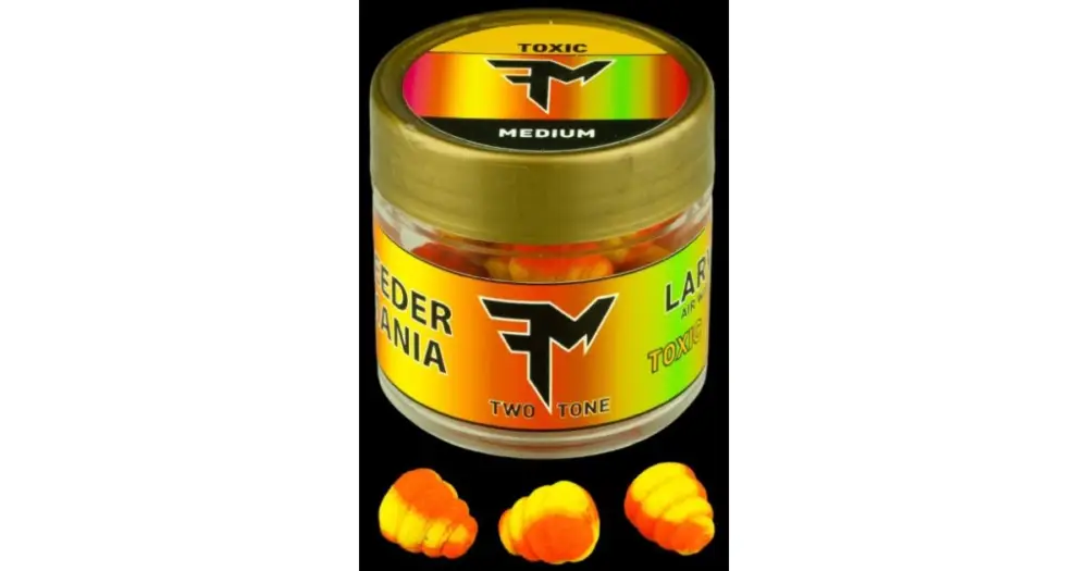 Feedermania TwoTone Larva Air Wafters Medium 16 g - Toxic Vrácení Zdarma