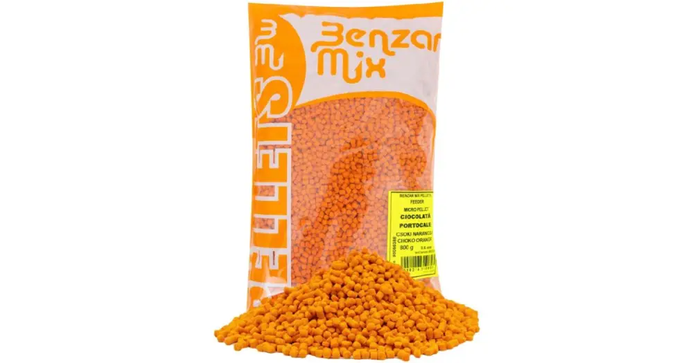 Benzar Mix Mikro Pelety Feeder 800 g 1,5 mm - Čokoláda Pomeranč Expresní Doručení