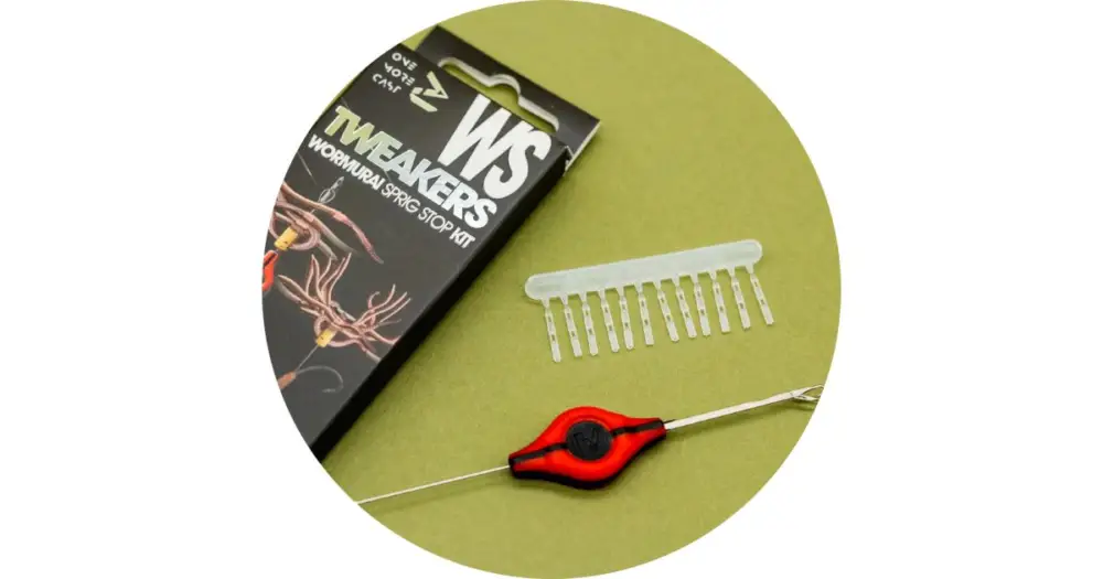 Must-Have One More Cast Zarážky Tweakers Wormurai Sprig Stop Kit 1+12 ks