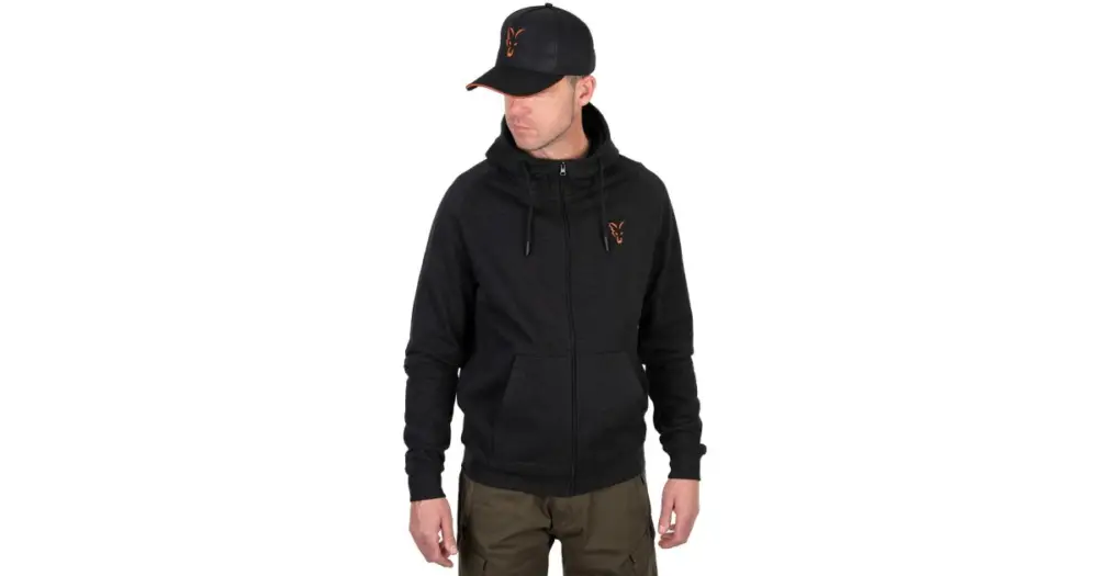 Fox Mikina Collection Lightweight Hoodie Orange Black - XL Originální
