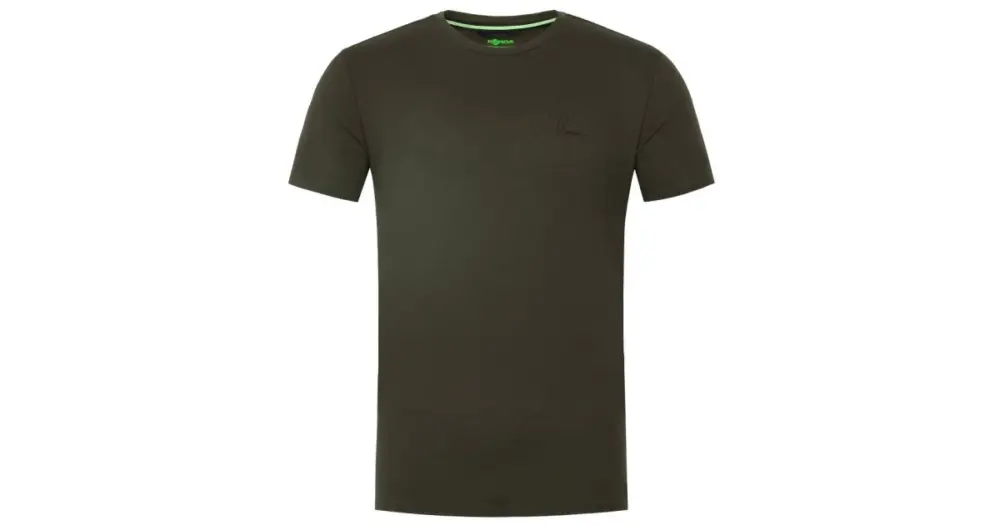 Korda Tričko Minimal Tee Dark Olive - XXL Vysoce Kvalitní
