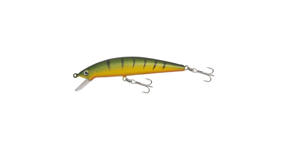 Kamasaki Wobler Minnow Olejovo Zelená-Žlutá 9,5 cm 3 g Vysoce Kvalitní