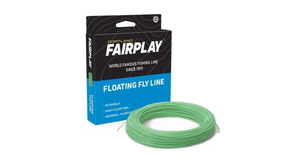 Cortland Muškařská Šňůra Fairplay Floating Blue Green Fresh Salt 84 ft - WF4F Aktuální