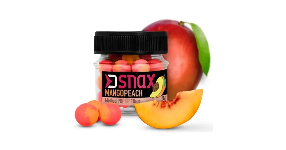 Delphin Pop Up Nástraha D Snax Pop Mango Broskev 20 g - 5,5 mm Poslední Šance