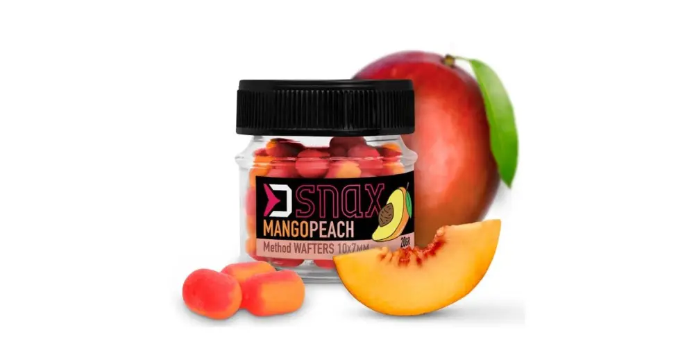 Hit Sezóny Delphin Nástraha D Snax Waft - Mango Broskev 20 g - 7x5,5 mm