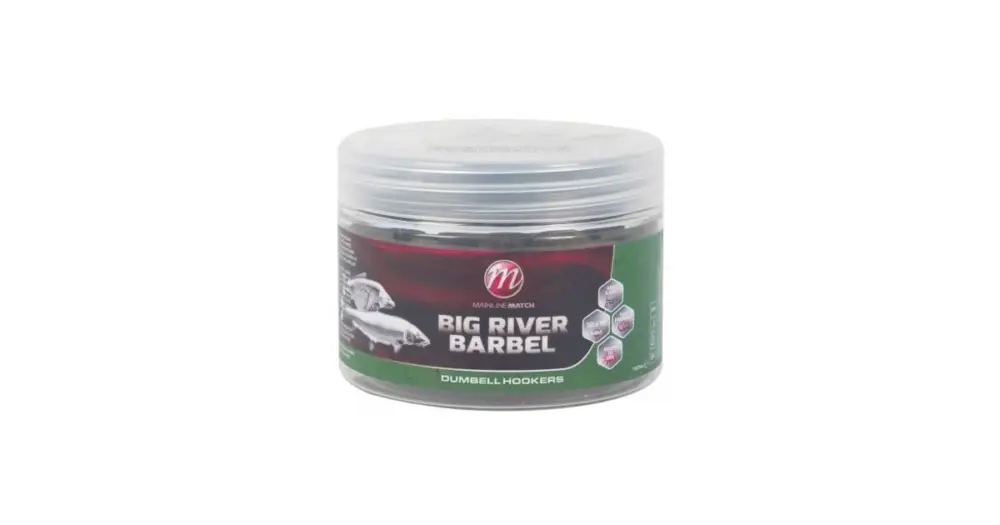 Víkendová Akce Mainline Dumbell Hookbaits Big River Barbel - 12x15 mm