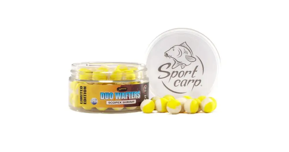 Sleva Sportcarp Neutrálně Vyvážené Nástrahy Duo Wafters Scopex Shrimp 11 mm 100 ml