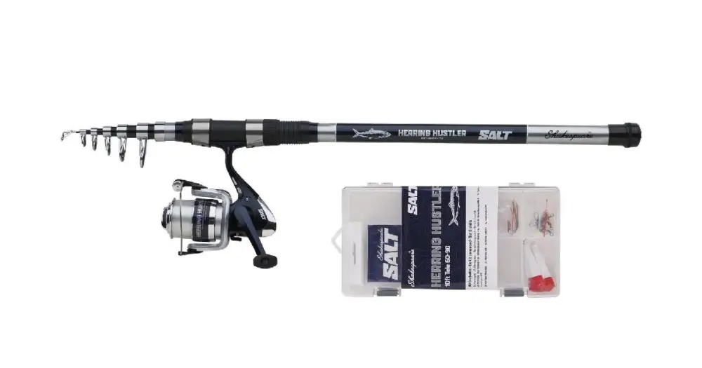Časově Omezené Shakespeare Prut Salt Herring Hustler Combo Set 3 m 90 g