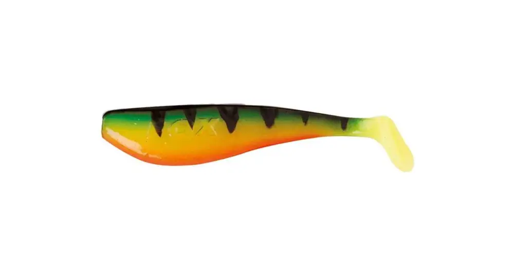 Fox Rage Gumová Nástraha Zander Pro Shad Fire Tiger - 7,5 cm Nejprodávanější