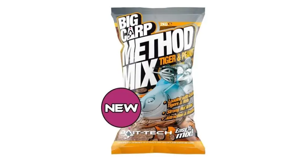 Bait-Tech Krmítková Směs Big Carp Method Mix Tiger & Peanut 2 kg Kup Teď