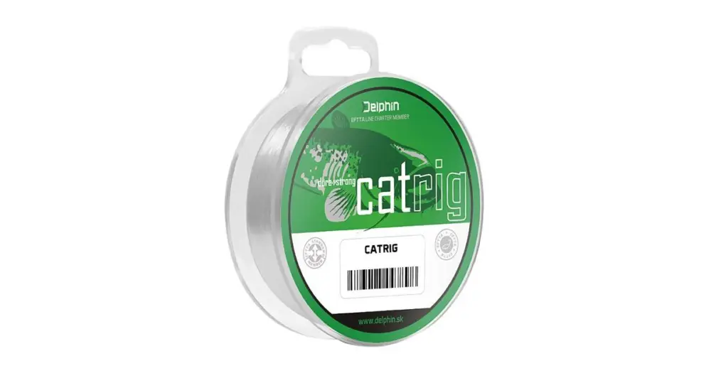 Akční Nabídka Delphin Návazcový Vlasec CatRIG Transparentní - 1,00 mm 45,8 kg