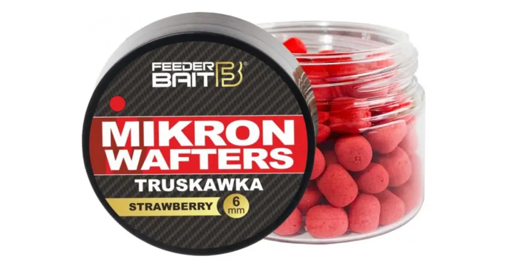 FeederBait Mikron Wafters 4x6 mm 25 ml - Jahoda Cenový Hit