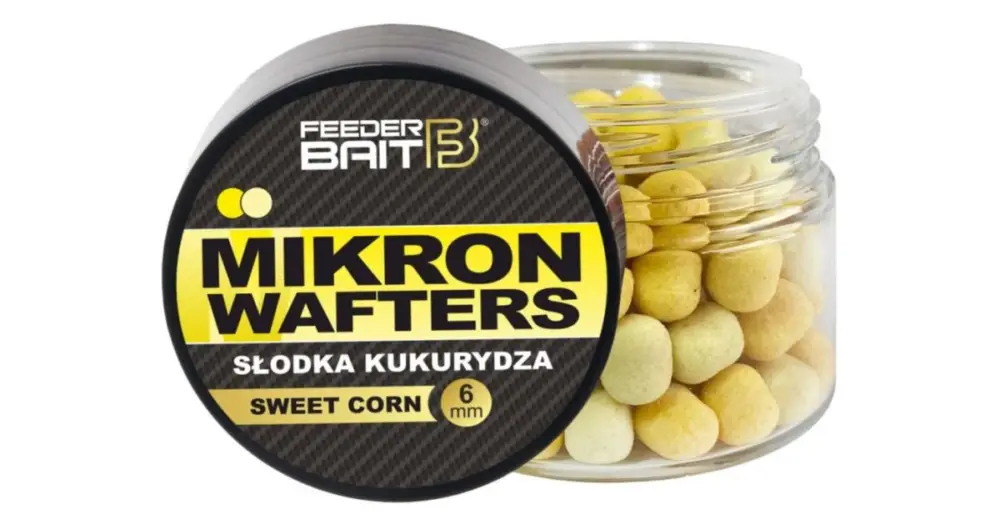 FeederBait Mikron Wafters 4x6 mm 25 ml - Sladká Kukuřice Víkendová Akce