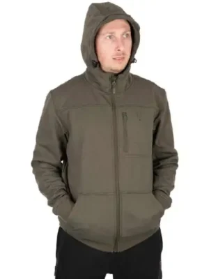 Aktuální Fox Bunda Collection Soft Shell Jacket Green Black