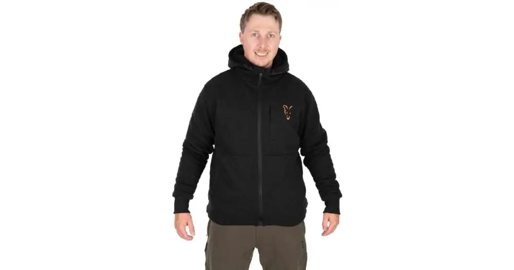 Top Prodej Fox Bunda Collection Sherpa Jacket Black Orange - M