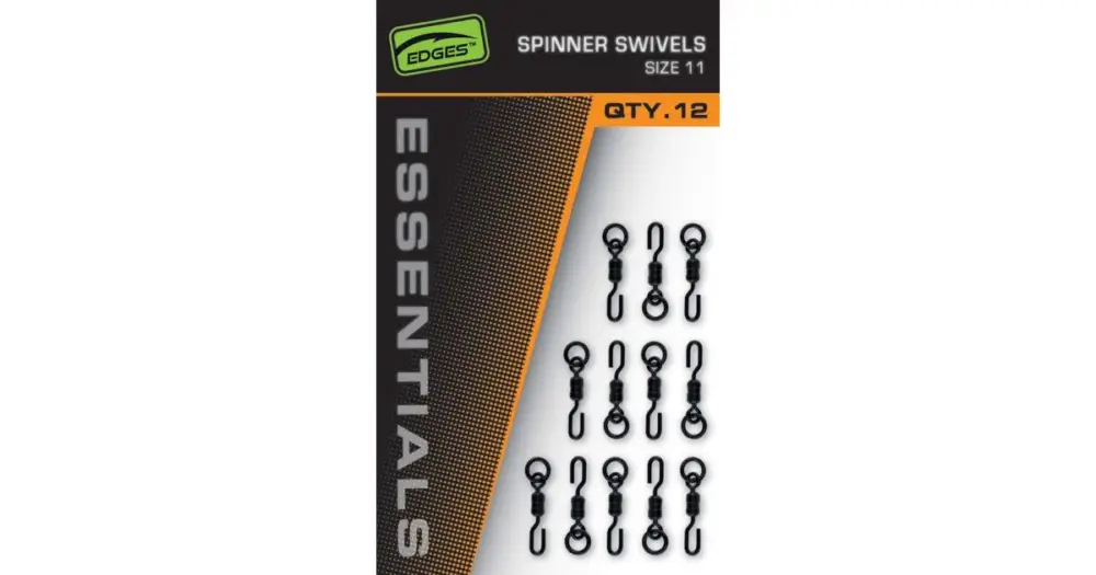 Fox Obratlíky Edges Essentials Spinner Swivel Size 11 12 ks Výprodej